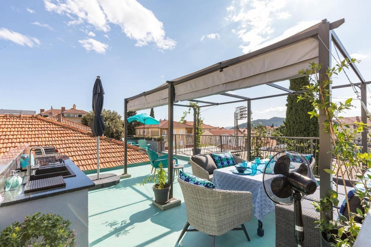 Boutique Triple House With Garden & Roof Terrace Villa Split Dış mekan fotoğraf
